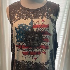 Red white & blue Tank Top